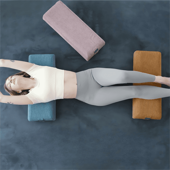 Yoga Direct Supportive Rectangular Cotton Yoga Bolster for Restorative ...