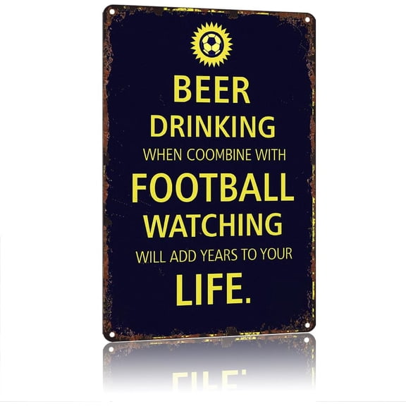 Interesting Metal Painting Art Plate Novelty Vintage Decoration Aluminum 8X12Inch For Wall Decoration In Bathroom, Bedroom, Living Room, Outdoor And Anywhere