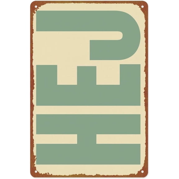 Interesting Metal Sign ADHD Dopamine Menu Poster Wall Art For Room Garage Coffee Bar Decor 8x12 inches