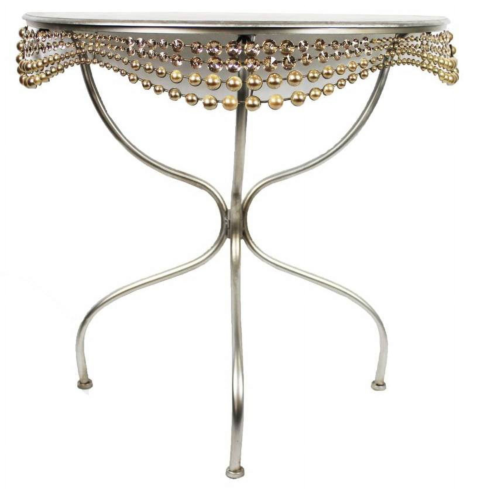 Pearl Table Rack Interesting Metal Table with Pearls - Walmart.com