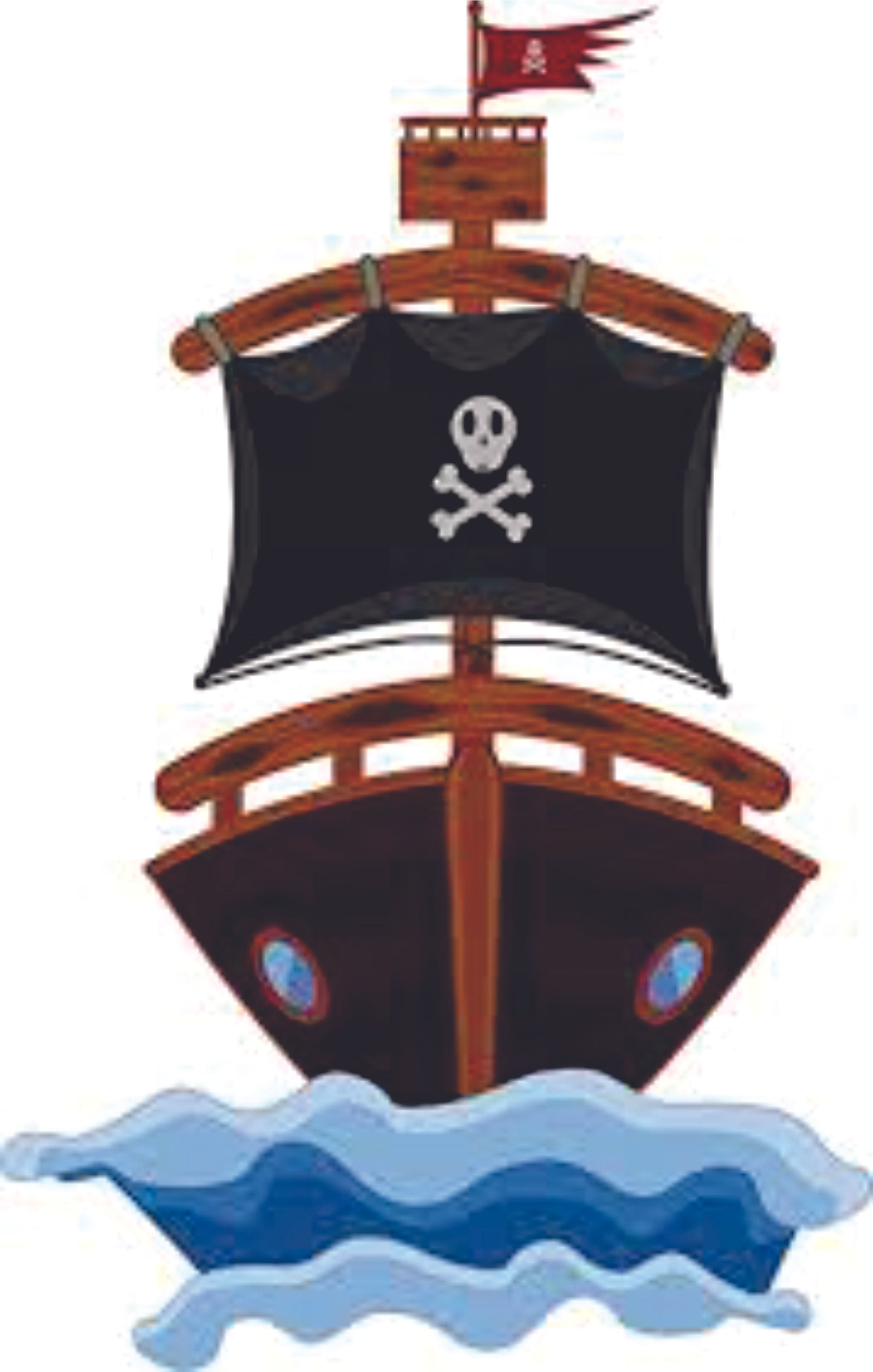Interesting Pirate Ship Wall Decals - Boys Room Pirates Ships Kids Decor  Sticker Room Decoration for Bedrooms Nursery Kindergarten - Childrens Vinyl  Wall Art Stickers Boy Designs Size (20x12 inch) - Walmart.com, image size:2013x3161