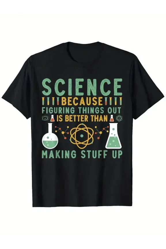 Interesting Science Knowledge Physics Learning Graphic Cotton Unisex T-Shirt, up to size 5XL