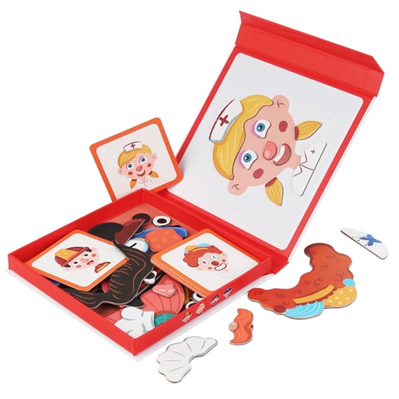 Interesting face-Changing Puzzles, Role-Playing, Facial Features Toy Stickers, Children's Gifts.