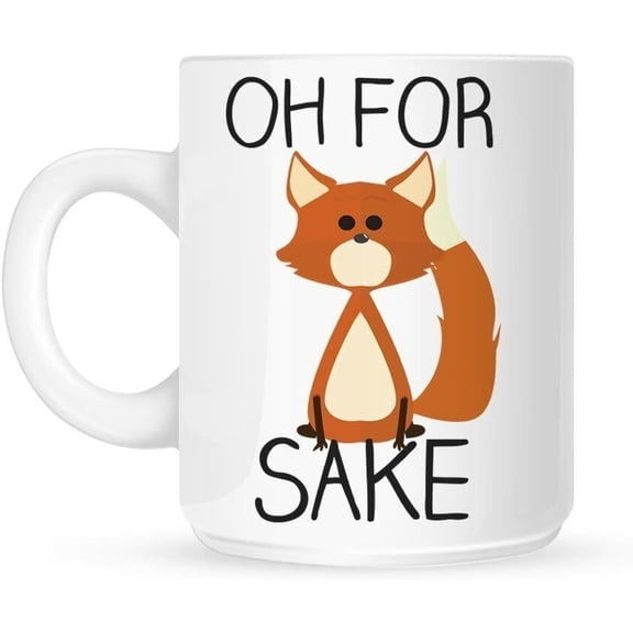 Interesting gift "Oh For Fox Sake" 11oz novelty coffee cup