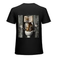 thumbnail image 1 of Interesting pictures of tigers in the restroom artwork, design shirts, art display, T-shirt lover gifts, casual and breathable men, women, boys, girls, children, 1 of 4