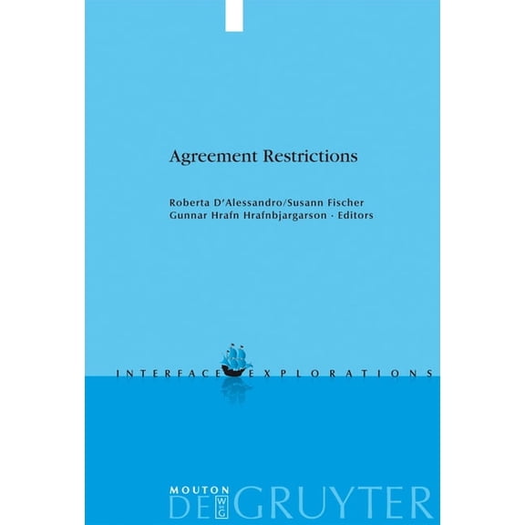 Interface Explorations [Ie] Agreement Restrictions, Book 15, (Hardcover)