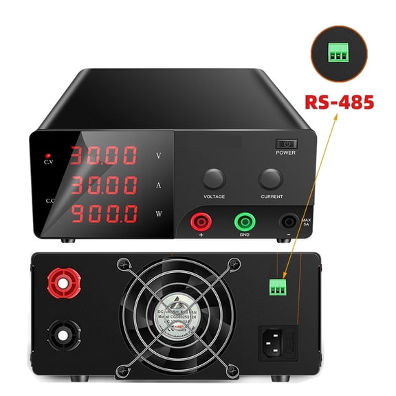 Interface Programmable Remote Control Laboratory DC Power Supply Adjustable 600W 900W 30V20A 30A 15V 60A ,Safe Reliable to Use