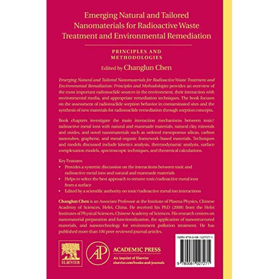 Pre-Owned Interface Science and Technology Emerging Natural and Tailored Nanomaterials for Radioactive Waste Treatment and Environmental Remediation: Principles an, Book 29, (Paperback)