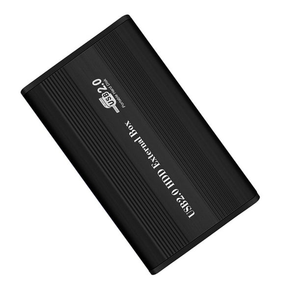 Interface USB2.0 To IDE Hard Disk Case 2.5'' IDE HDD Enclosure Portable Hard Disk Box Aluminum Alloy HDD Enclosure Silver Not Inclube Hard Disk