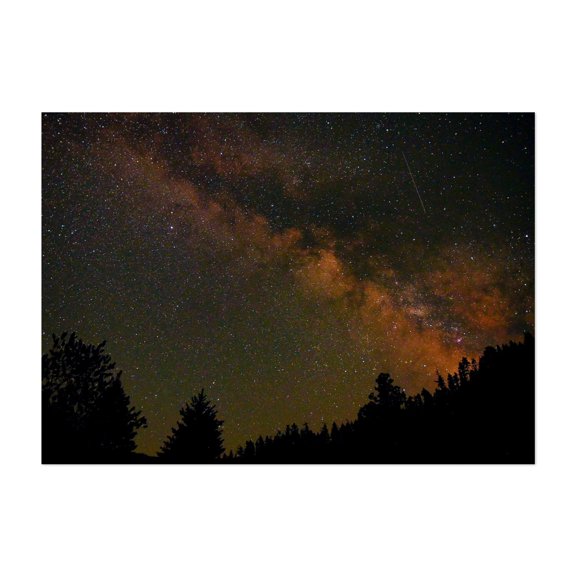 Intergalactic - Gasquet California Photography Milky Way Night Sky Stars Space Astronomy Cosmic Wilderness Unframed Wall Art Print 16 x 24 inches