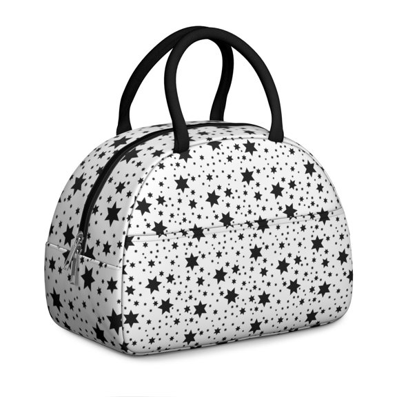Intergalactic Lunch Bag – Reusable Insulated Tote with Cosmic Space and Star Design, Leakproof & Aesthetic for Daily Meals