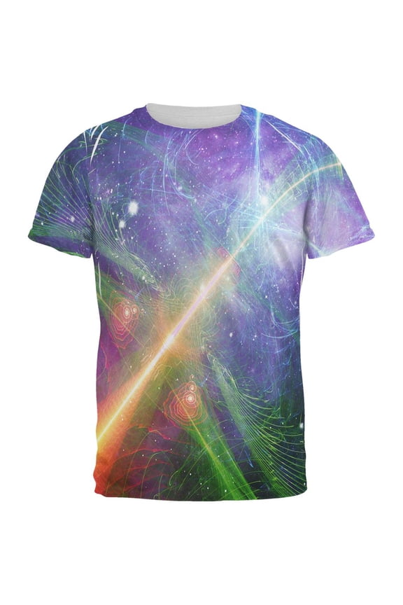 Intergalactic Rave Festival All Over Mens T Shirt Multi SM