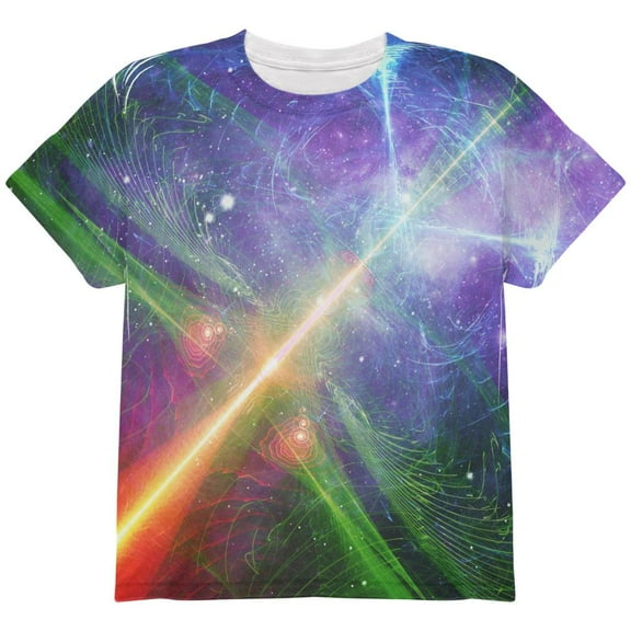 Intergalactic Rave Festival All Over Youth T Shirt Multi YSM