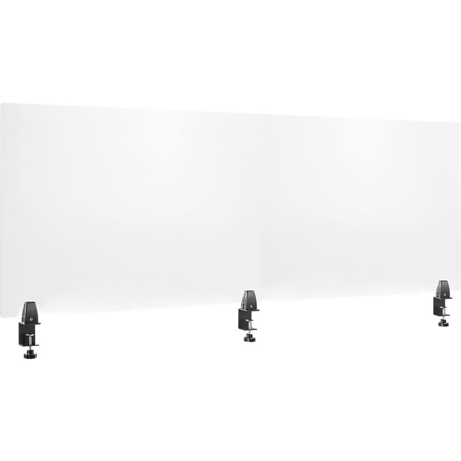 Interion By Global Industrial 695842 60"W x 24"H Mounted Clear Desk