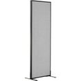 thumbnail image 1 of Interion Freestanding Office Partition Panel, Gray - 24.25 x 72 in., 1 of 1