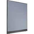 thumbnail image 1 of Interion Non-Electric Office Partition Panel with Raceway, Blue - 60.25 x 64 in., 1 of 1