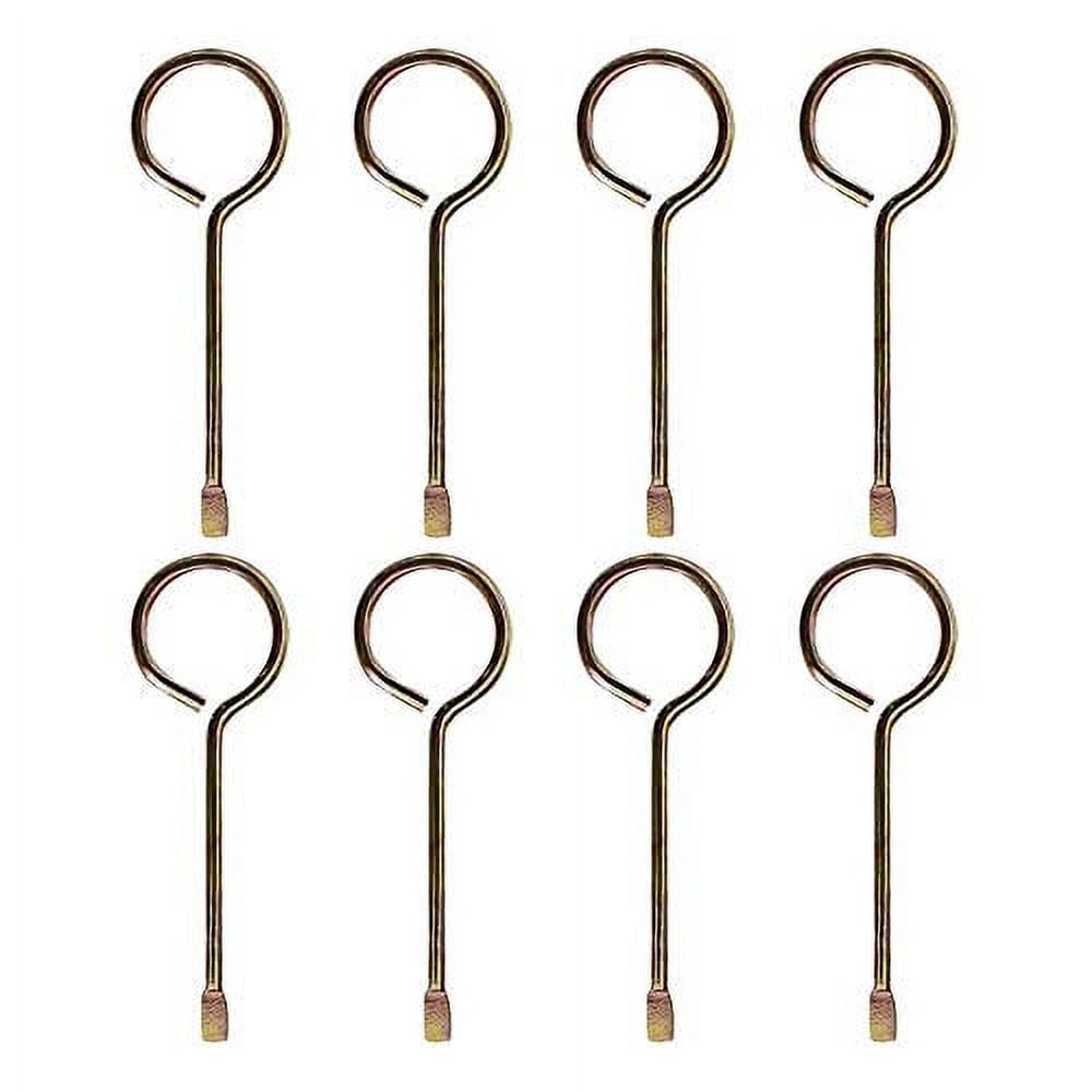 Interior Bedroom Bathroom Door Emergency Key, Key Pin for Interior Privacy Door Lock Compatible - 8 Pack