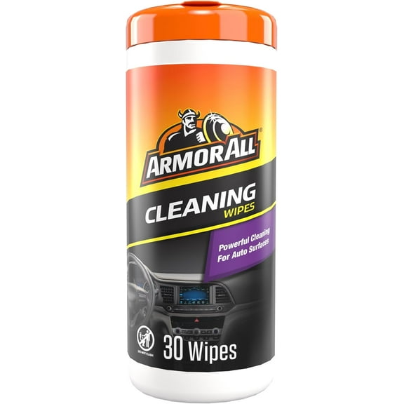 Interior Car Cleaning Wipes, Car Wipes for Dirt and Dust, 30 Count