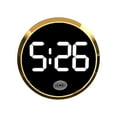 thumbnail image 1 of Interior Car Clock Luminous Touch Screen Vehicle Dashboard Mini Adhesive Clock Digital Display Auto Accessories (Gold), 1 of 6