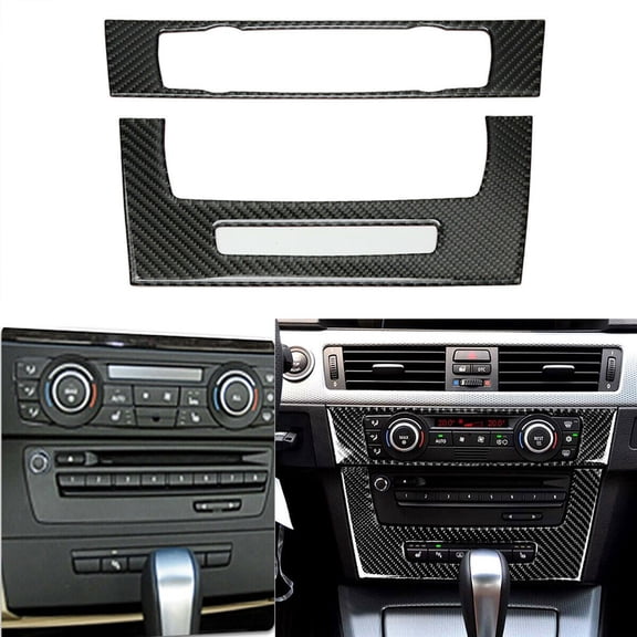 Interior Carbon Fiber CD Panel Trim For For For For BMW 3 Series E90 E92 E93 2005 2012 Stylish and Unique Design