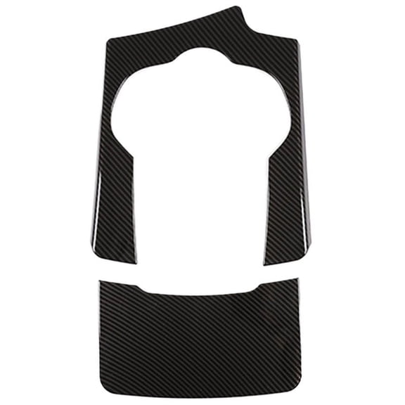 Interior Center Console Gear Shift Panel Cover Trim for Alfa For Romeo Stelvio 2017-2019 Carbon Fiber ABS