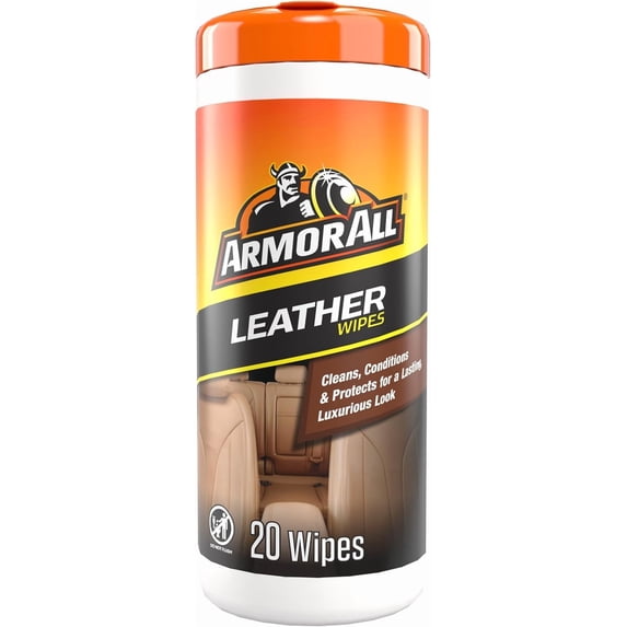 Interior Cleaner Car Leather Wipes by , For Cleaning Cars, Trucks and Motorcycles, 20 Count