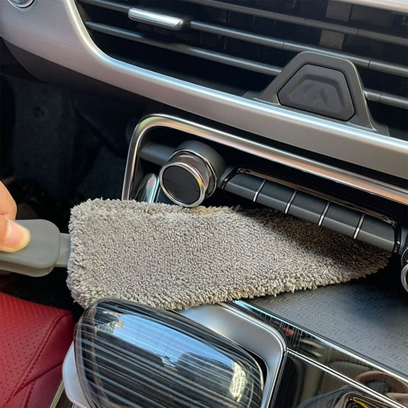 Interior Dashboard Cleaning Brush Tool Set, Soft Bristle Car Vent Gap Cleaner, Wet Dry Multi Purpose Dust Removal, Scratch Safe Auto Detailing Cleaning Tool