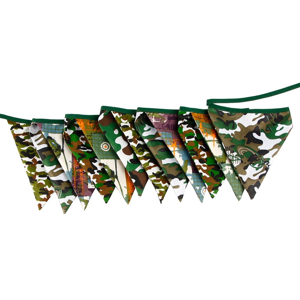 Interior Decorations for House Indoor Camouflage Banner Pennant Outdoor ...