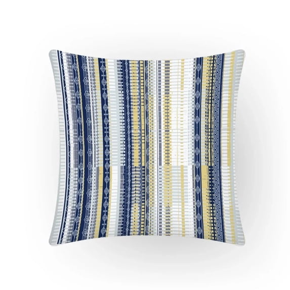 Interior Decorative Pillowcases Art Striped Cushion Covers Colorful Decorative Pillows Geometric Lines Floral Sofa