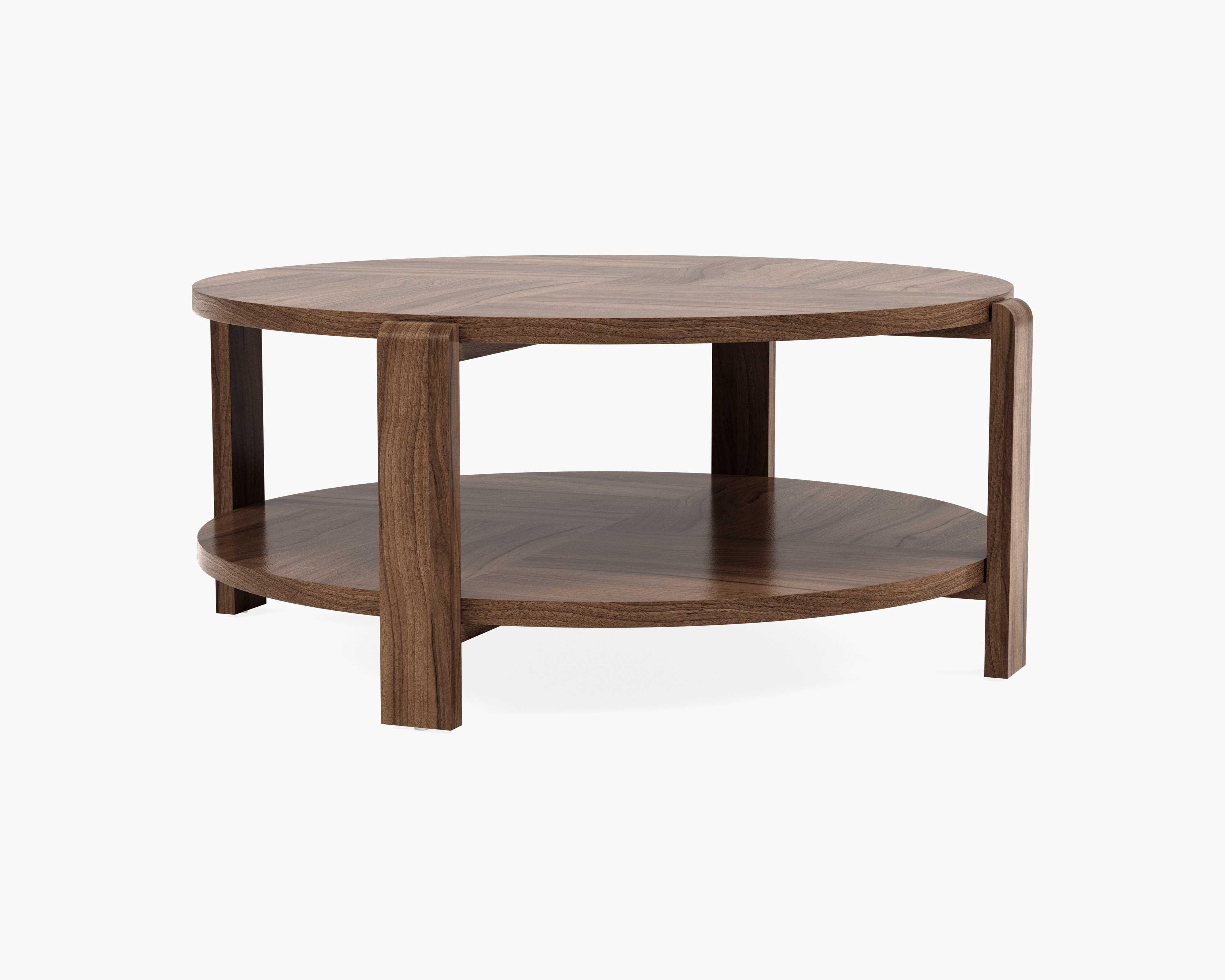 Interior Define Devon Oiled Walnut Coffee Table BRO.TBL.COFF.OIL-WAL ...