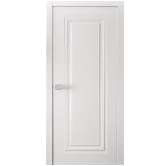 Interior Door 42 x 80 inches | SELECT 1119 White | Single Regular Panel Frame Handle | Bathroom Bedroom Doors