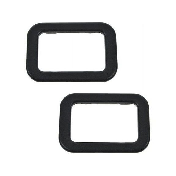 Interior Door Handle Bezel Set 2 Piece Set - Compatible with 1991 BMW 318is