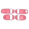 thumbnail image 1 of Interior Door Handle Bowl Cover Trim for Jeep Wrangler Gladiator JT 4DR 2018-2024 Inner Door Handle Decoration Frame Trim Pink ABS 4 Pcs, 1 of 6