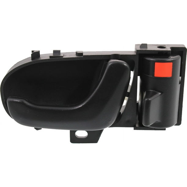 Interior Door Handle Compatible with 1992-1994 Geo Metro Front, Passenger Side 2-Door, Hatchback Textured Black