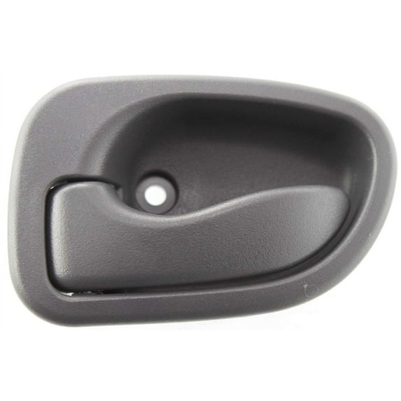 Interior Door Handle Compatible with 1995-1999 Hyundai Accent Front or Rear, Driver Side 3-Door, Hatchback Gray