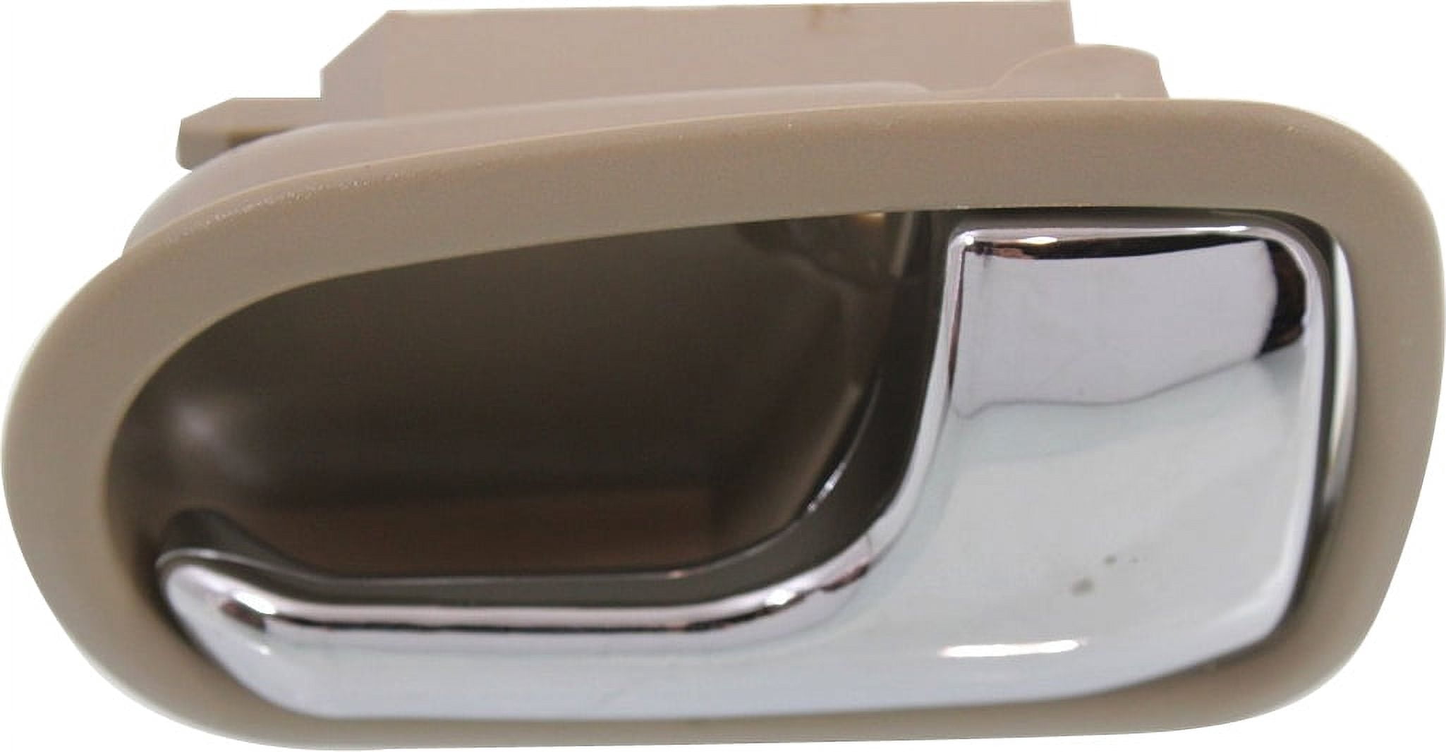 Interior Door Handle Compatible with 1995-2003 Mazda Protege 1993-1997 626 Front or Rear, Right Passenger Beige bezel with chrome lever