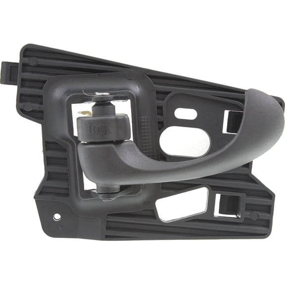 Interior Door Handle Compatible with 1997-2005 Chevrolet Malibu Rear, Driver Side Sedan Textured Black