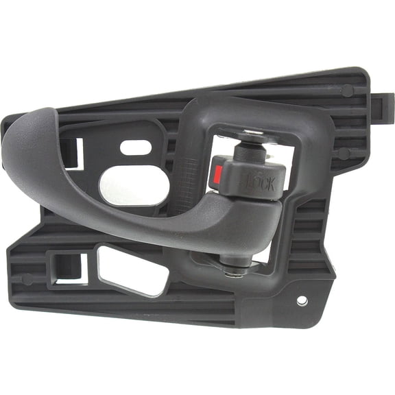 Interior Door Handle Compatible with 1997-2005 Chevrolet Malibu Rear, Passenger Side Sedan Textured Black