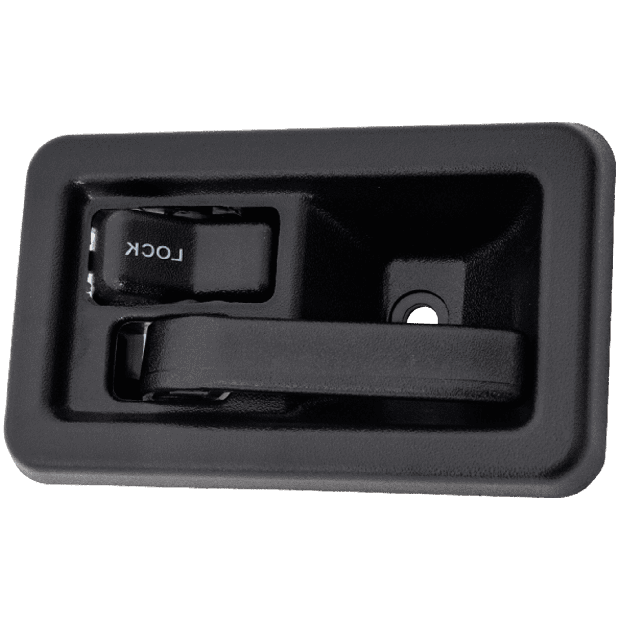 Interior Door Handle Compatible with 19972006 Jeep Wrangler Rear, Driver Side Textured Black