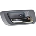 thumbnail image 1 of Interior Door Handle Compatible with 1998-2002 Honda Accord Rear, Passenger Side Blue bezel with chrome lever, 1 of 3