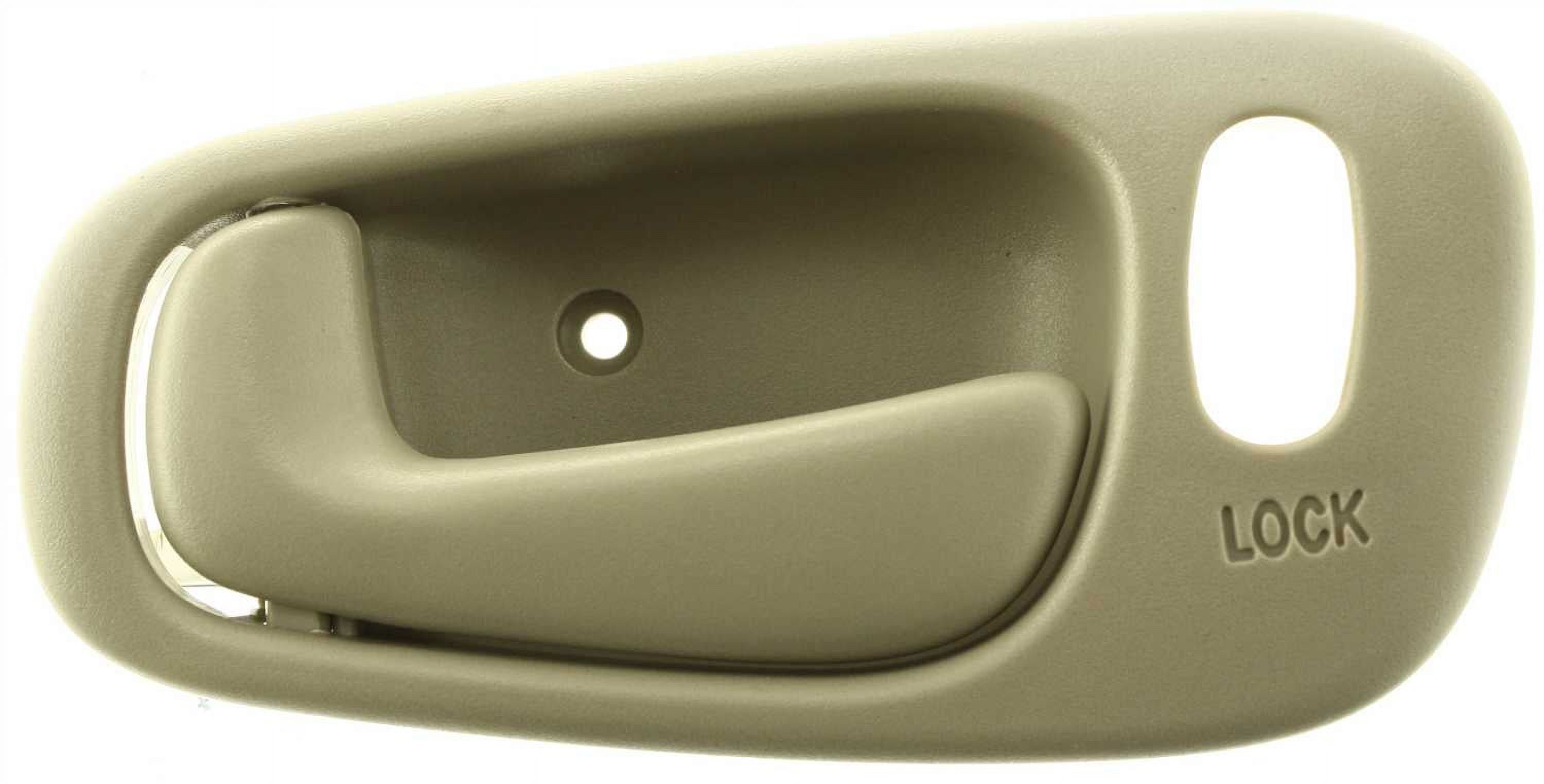 Interior Door Handle Compatible with 1998-2002 Toyota Corolla Chevrolet Prizm Front or Rear, Left Driver Beige
