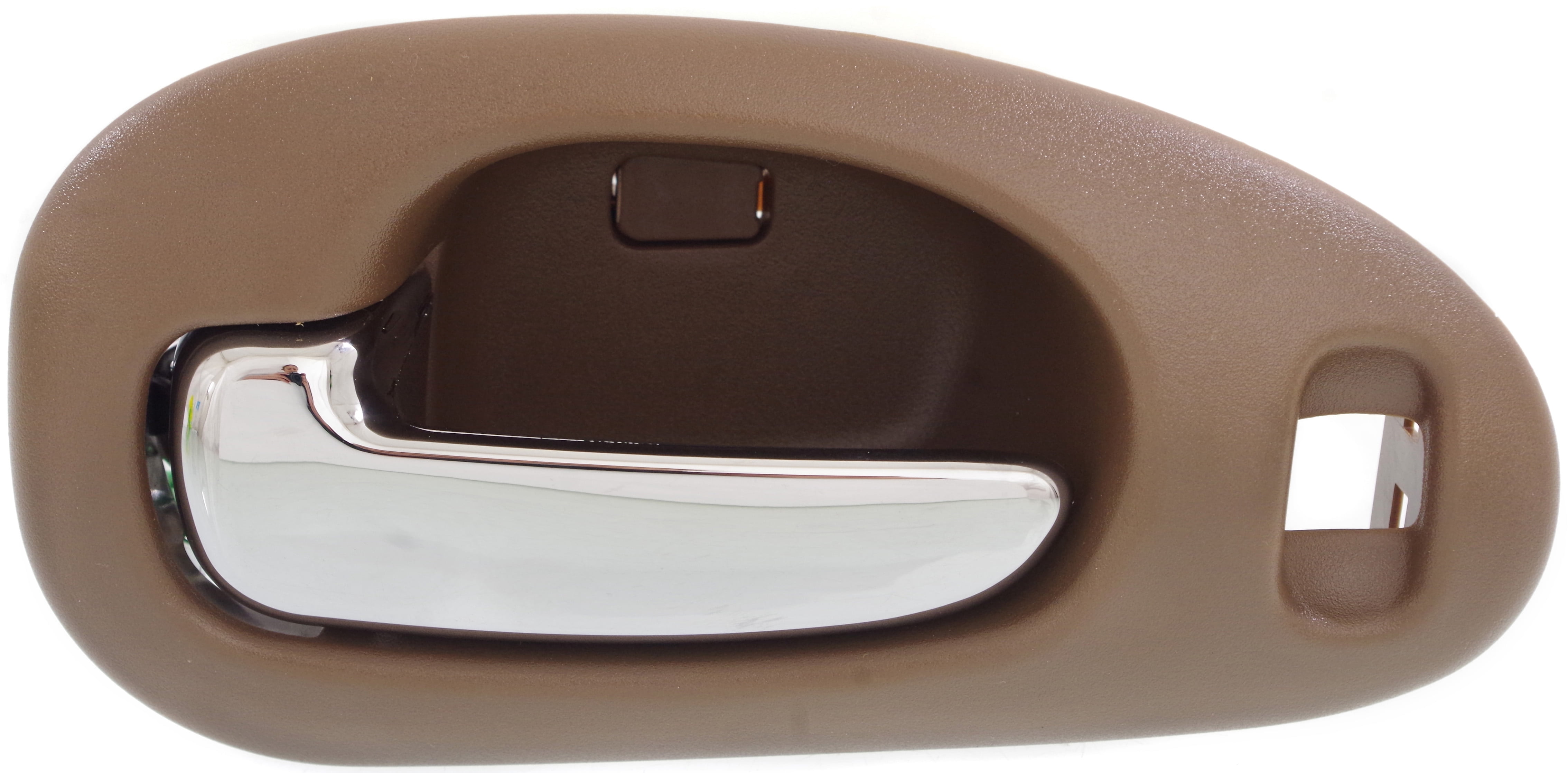 Interior Door Handle Compatible with 1998-2004 Chrysler Concorde 1999-2004 300M Front, Left Driver Beige bezel with chrome lever