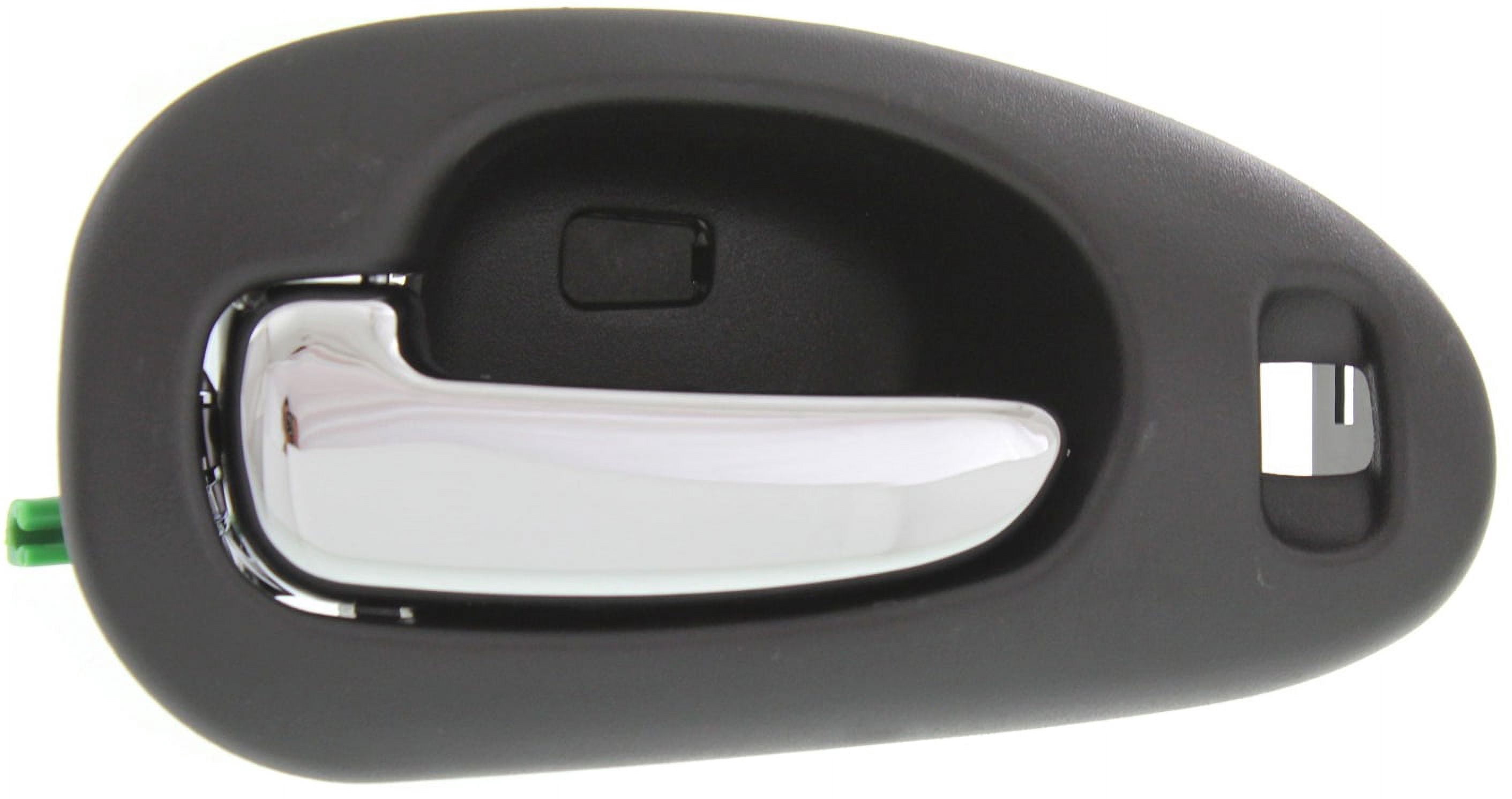 Interior Door Handle Compatible with 1998-2004 Chrysler Concorde 1999-2004 300M Front, Left Driver Black bezel with chrome lever