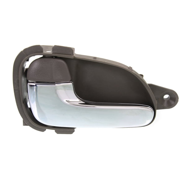 Interior Door Handle Compatible with 1999-2002 Nissan Quest Front, Driver Side Brown With woodgrain trim