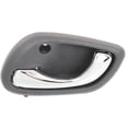 thumbnail image 1 of Interior Door Handle Compatible with 1999-2004 Chevrolet Tracker Front, Driver Side 2-Door, Sport Utility Gray bezel with chrome lever, 1 of 3