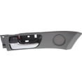 thumbnail image 1 of Interior Door Handle Compatible with 2002-2003 Lexus ES300 Front, Driver Side Chrome Lever with Black Bezel, 1 of 3