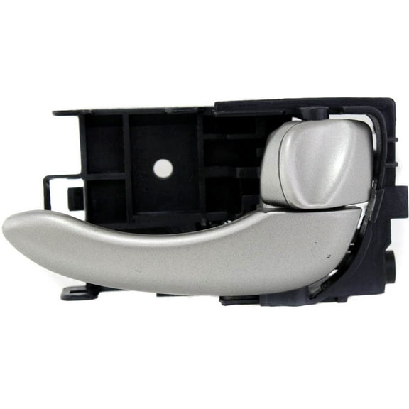 Interior Door Handle Compatible with 2002-2003 Nissan Maxima Front or Rear, Passenger Side Painted Silver