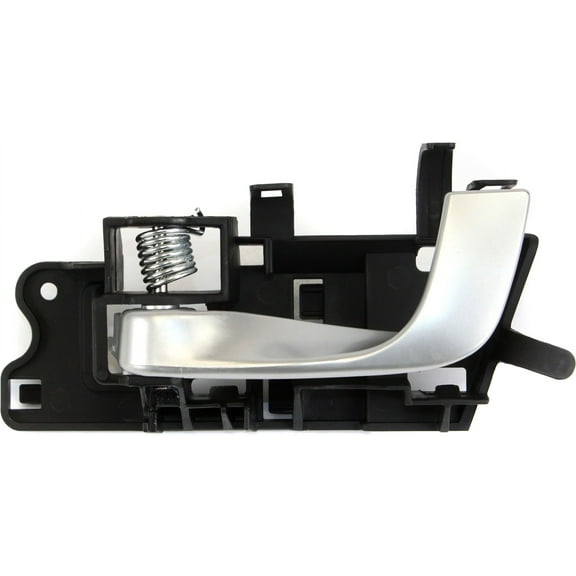 Interior Door Handle Compatible with 2003-2007 Cadillac CTS Front or Rear, Driver Side Silver lever