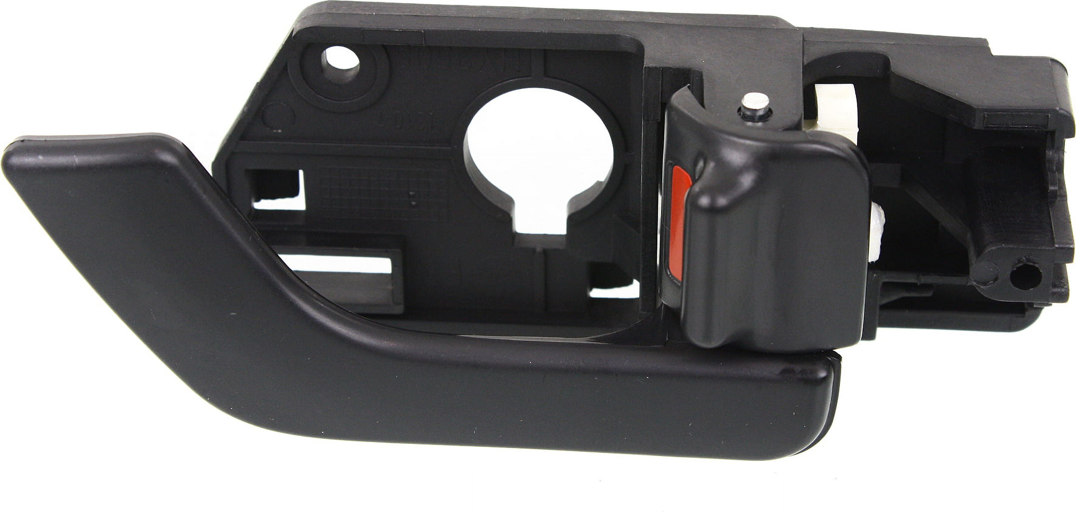Interior Door Handle Compatible with 2003-2008 Hyundai Tiburon Front, Right Passenger Black