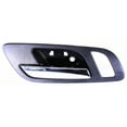 thumbnail image 1 of Interior Door Handle Compatible with 2007-2014 Chevrolet Tahoe 2007-2013 GMC Sierra 1500 Front, Left Driver Black bezel with chrome lever, 1 of 3
